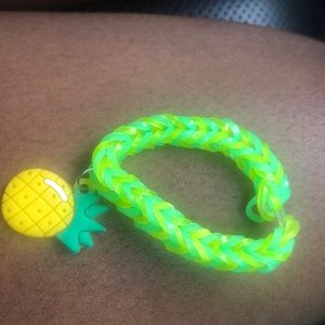 Pineapple fishtail bracelet